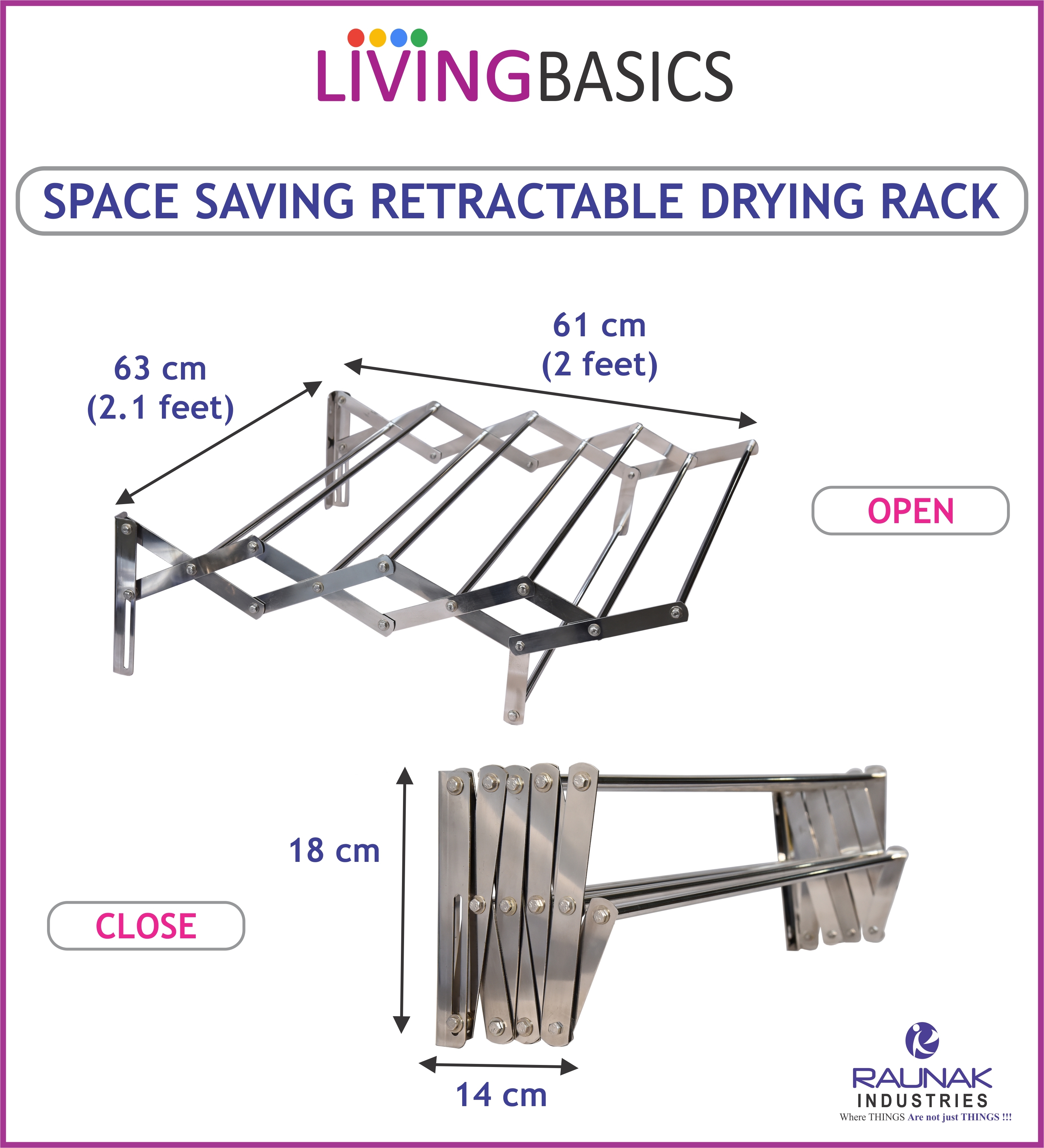 SS Cloth Dry Stand