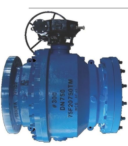 Blue 2/3-Piece 2-Way Trunnion Mounted Ball Valves