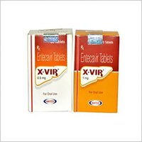 X Vir Entecavir Tablets - Medical Grade, Active Ingredient Entecavir | Unisex Use, Hospital Utilization, Indian Origin