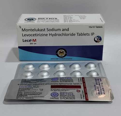 Tablets Levocetrizine 5 Mg+ Montelukast 10Mg. Tab