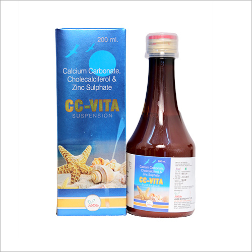 Calcium Carbonate 250mg Cholecalciferol 125 I.u. Zinc Syrup