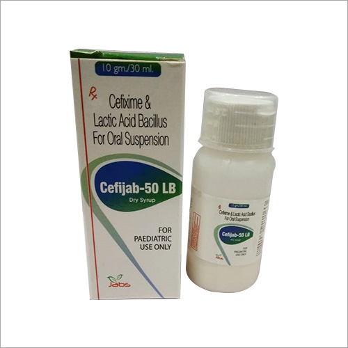 Cefixime And Lactic Acid Bacillus For Oral Suspension