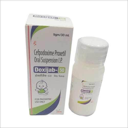 Cefpodoxime- 50mg. Dry Syrup By JABS BIOTECH PVT. LTD.