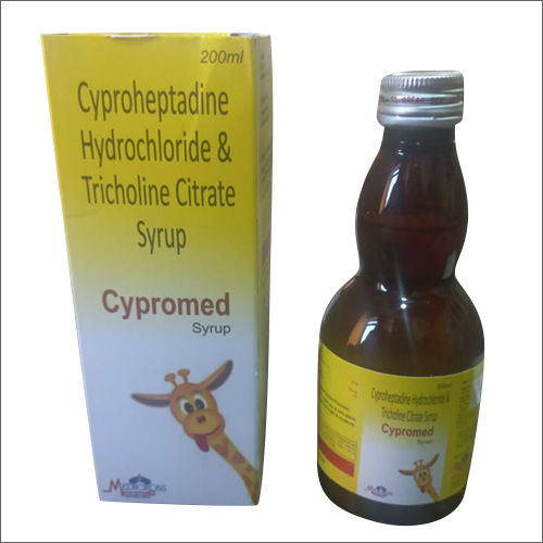 Cyproheptadine Hydrochloride And Tricholine Citrate Syrup