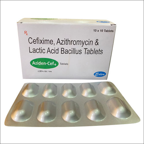 Cefixime Azithromycine और लैक्टिक एसिड बैसिलस गोलियाँ