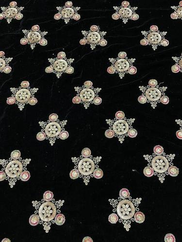 Washable Embroidery Velvet Fabric