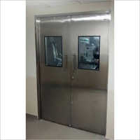 Stainless Steel Hospital Doors - 1.5 Mm Thickness, Double Hinged Design | Rust-resistant Coating, Customizable Dimensions, Sealants To Prevent Dirt Entry