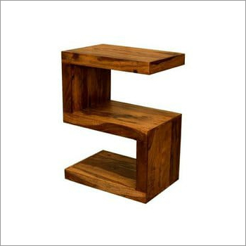 Durable Wooden S Shape Side Table