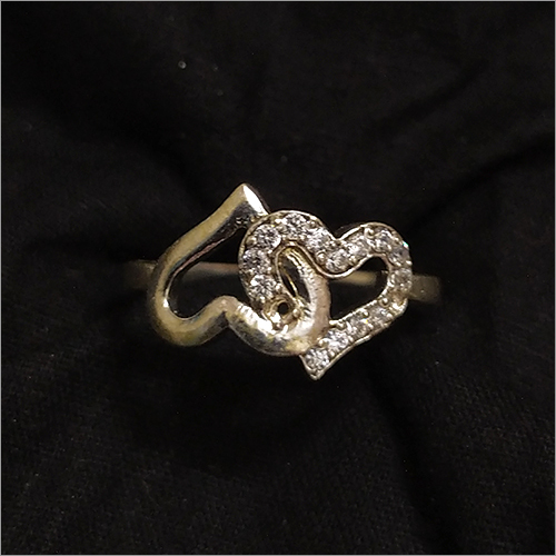 Ladies Double Heart Finger Ring By KRISNA PRODUCTION