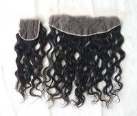 Transparent Swiss Curly Lace Closure 4x4