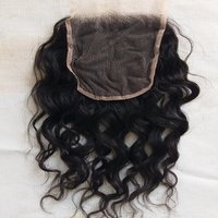 Transparent Swiss Curly Lace Closure 4x4