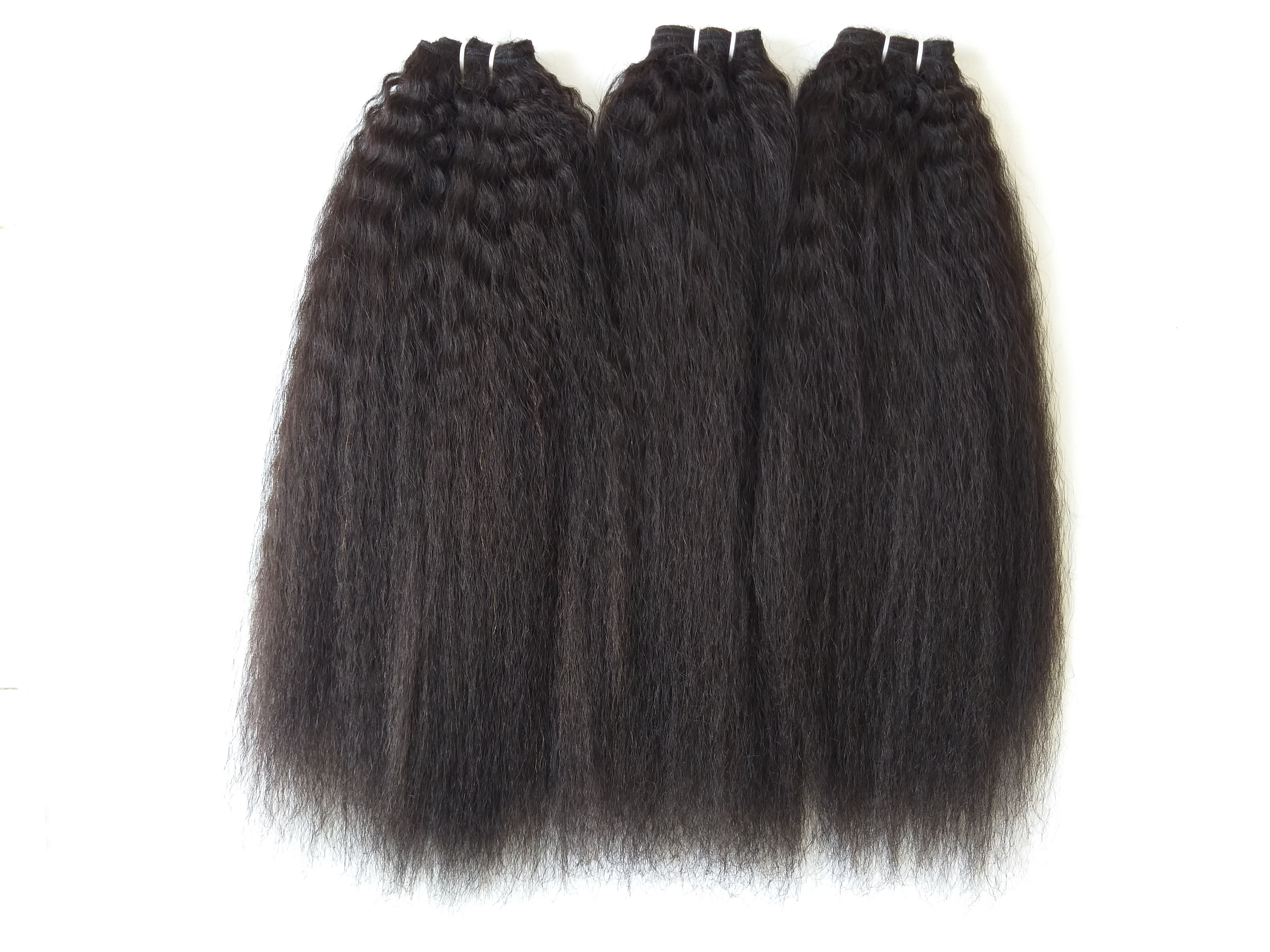 Brazilian Afro Kinky Straight Hair Extensions