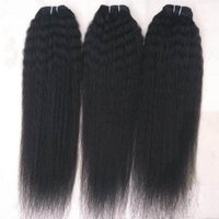 Brazilian Afro Kinky Straight best human hair extensions
