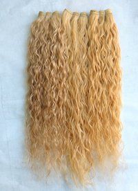 Natural Wavy Blonde Colour Hair Extensions