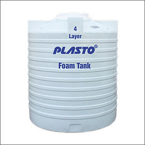 White Plasto 4 Layer Foam Tank