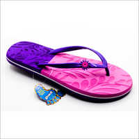 4x10 Ladies Flip Flop Violet Pink Slippers