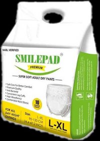 SMILEPAD ADULT DIAPER PANT TYPE LARGE - EXTRA LARGE