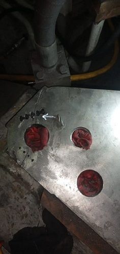 Repair Of Crack Gearbox By Metal Locking And Metal Stitching