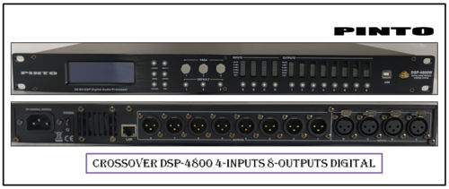 क्रॉसओवर साउंड प्रोसेसर Dsp-2600/Dsp-4800