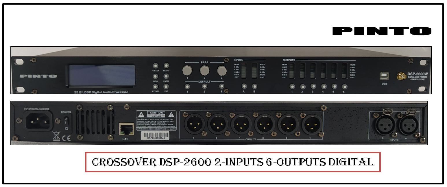 Crossover Sound Processor DSP-2600 / DSP-4800