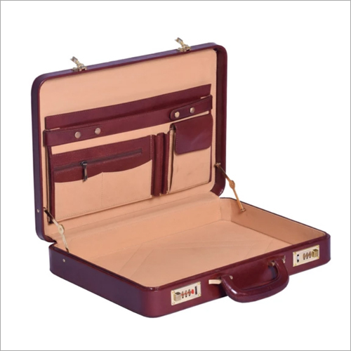 Genuine Leather Briefcase for Mens Business Handbag