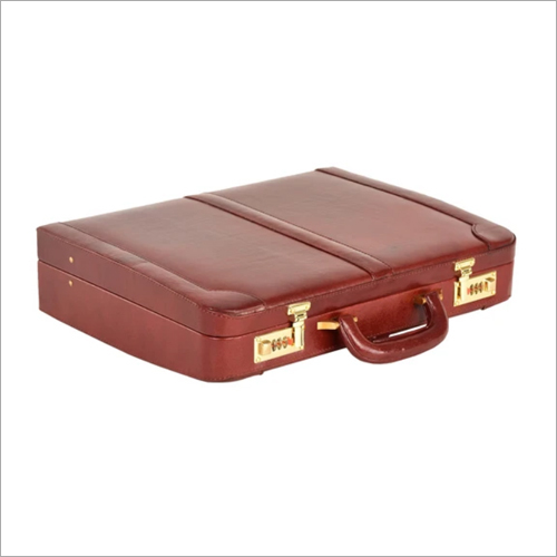 Premium Quality Genuine Leather Briefcase for Mens Brown Leather