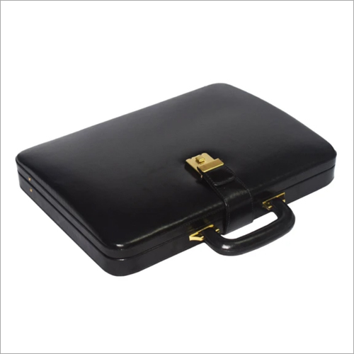 Genuine Leather Attache Briefcase For Mens Leather Laptop Handbag