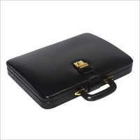 Genuine Leather Attache Briefcase for Mens Leather Laptop Handbag