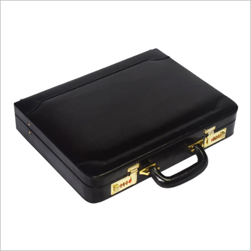 14 Inches Genuine Leather Attache Briefcase Business Handbag