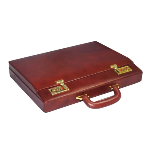 14 inch Genuine Leather Attache Briefcase for Mens Leather Executive Handbag