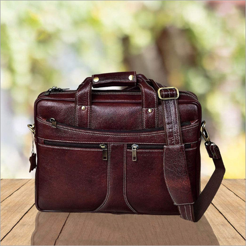 Large Satchel Bag Men's Messenger Bag 15 for Laptop Leather Briefcase