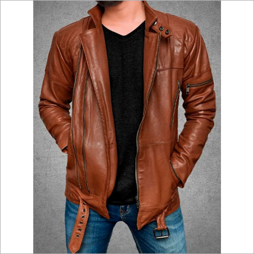 Lindsey Street Customized Mens Leather Cruiser Leather Jacket