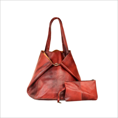 Cognac Brown Oversize Shopper Bag Large Leather Tote Bag