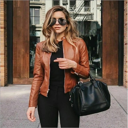 Lambskin Leather Jacket For Womens