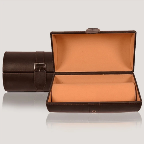 Leather Watch Organizer Wristwatch Case Travel Jewelry Box