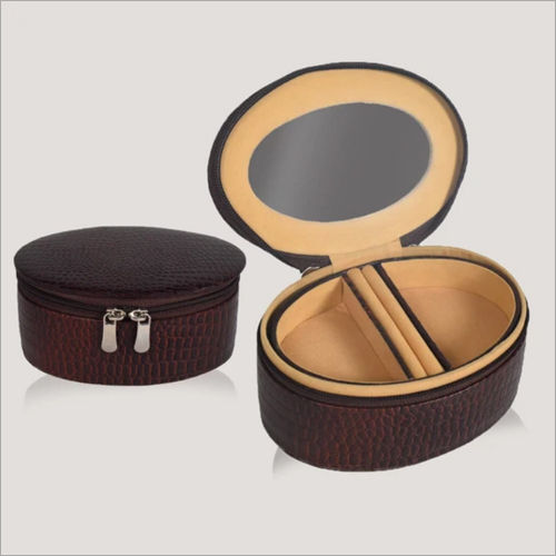 Genuine Leather 2 Layer Jewelry Box