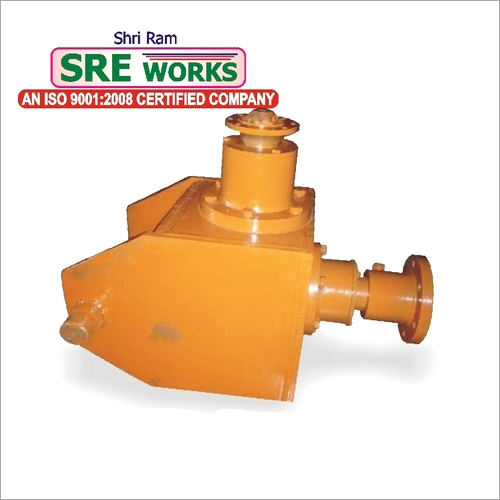 Yellow Post Hole Digger Gear Box