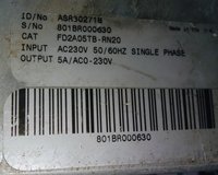 BALDOR SERVO DRIVE FD2A05TB-RN20