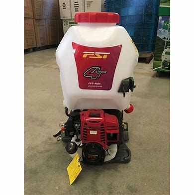 Knapsack Power Sprayer - Color: Red White