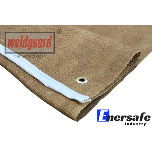 Vermiculite Coated Fire Blanket - 100% Cotton & 100% Polyester, Full Size, Plain Dyed Plaid Style | Versatile Use for Home Safety