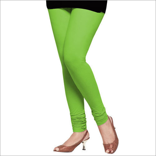 Green Churidar Leggings