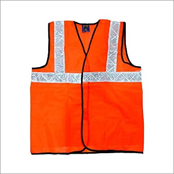 Safety Jacket Double Reflective Tape In Foot Ball Net Fabric Gender: Unisex