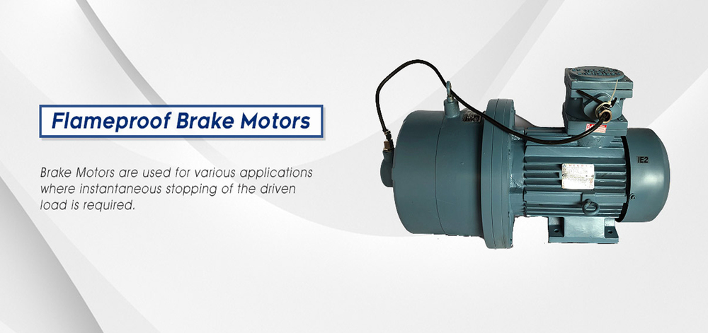 FLP Motors - 415 Volt, Three Phase, 2-8 Poles | Explosion-Proof, Electric Start, IE2 Efficiency, Reliable Performance