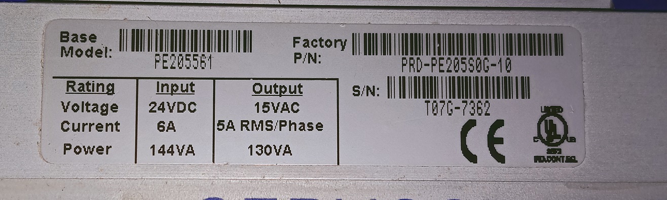 KOLLMORGEN SERVO DRVIE PRD-PE205S0C-10