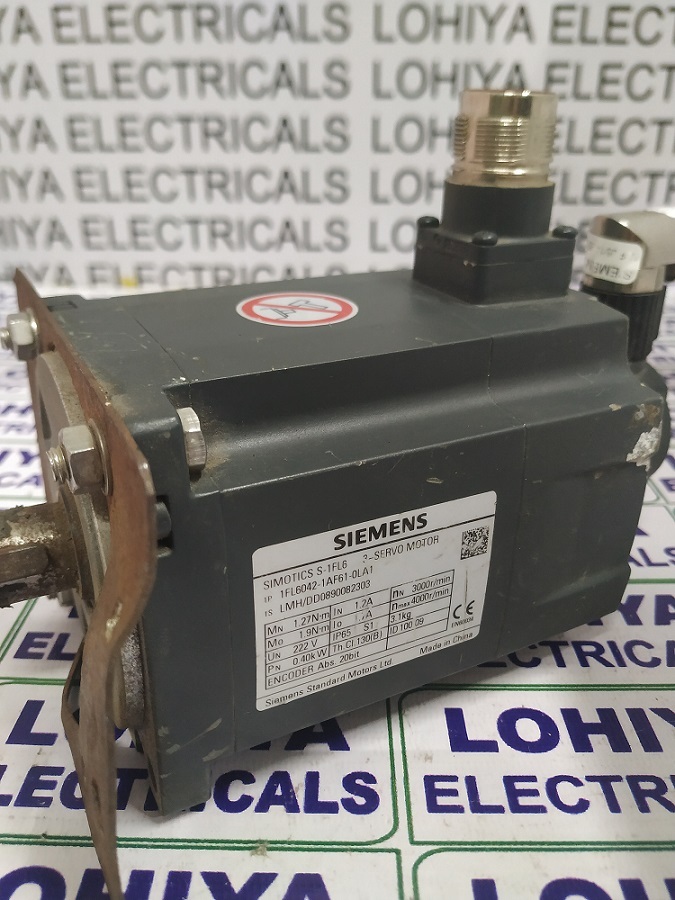 SIEMENS 1FL6042-1AF61-0LA1 SERVO MOTOR