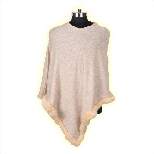 Poncho Cashmere Fur