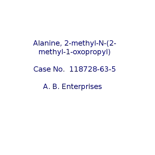 Alanine, 2-methyl-N-(2-methyl-1-oxopropyl)