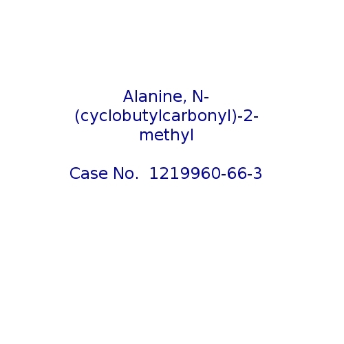 Alanine, N-(cyclobutylcarbonyl)-2-methyl
