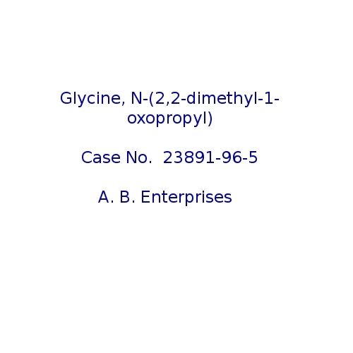 Glycine, N-(2,2-dimethyl-1-oxopropyl)