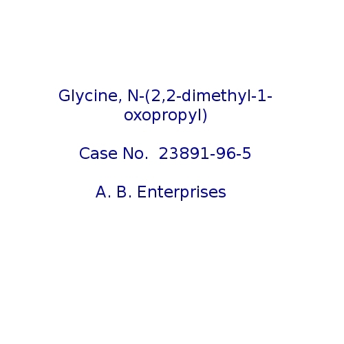 Glycine, N-(2,2-dimethyl-1-oxopropyl)